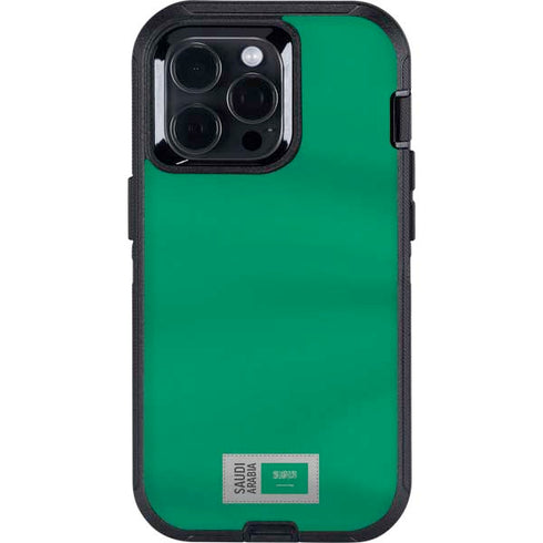 Saudi Arabia Soccer Flag Otterbox Defender iPhone Skin